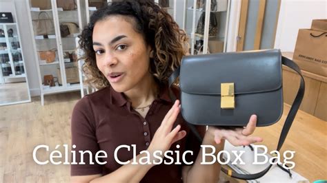 celine classic box值得買嗎|celine purse bag.